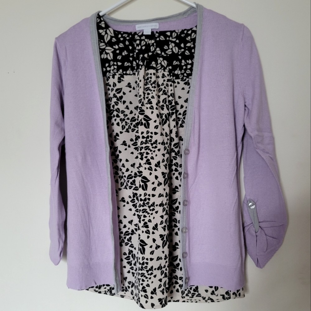 Lilac cardi